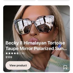 Diff Becky II mirrored sunglasses